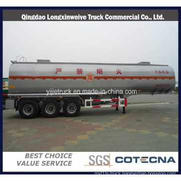 3 Axles 45000L Fuel Oil Tanker Semi Trailer